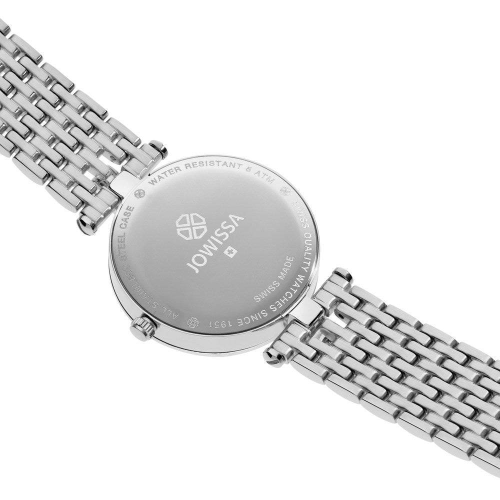 FACET STRASS, Brilliant-Cut, Swiss Quartz Watch, 15mm Band