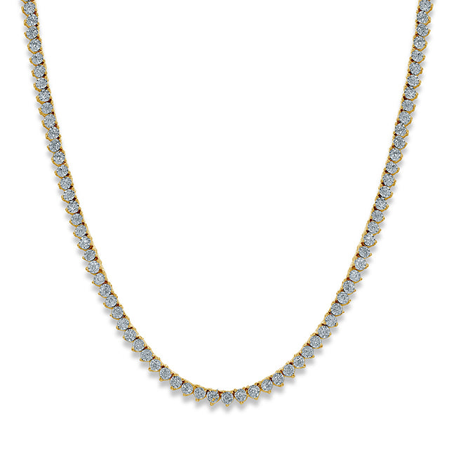 10K 2.11-2.20CT D-NECKLACE