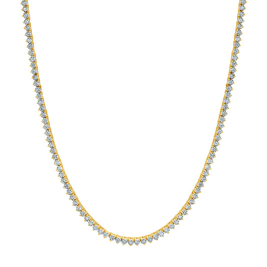 10KT 2.54-2.64CT D-NECKLACE "26inch"