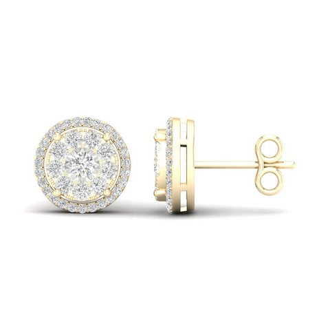 10K 0.20CT D-EARRINGS