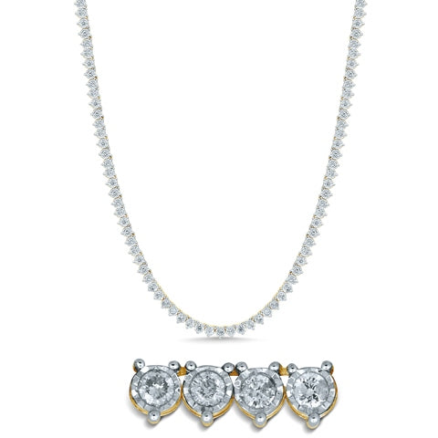 10K 6.51-6.64CT D-NECKLACE