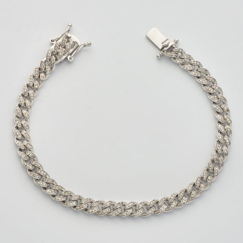 10KW 1.55CTW DIAMOND MIAMI CUBAN BRACELET