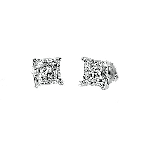 10KW 0.25CTW DIAMOND FANCY EARRINGS